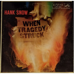 Hank Snow When Tragedy Struck Vinyl LP USED