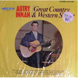 Autry Inman Great Country & Western Singer Vinyl LP USED