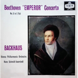 Ludwig van Beethoven / Wilhelm Backhaus / Wiener Philharmoniker / Hans Schmidt-Isserstedt "Emperor" Concerto No. 5 In E Flat Vinyl LP USED