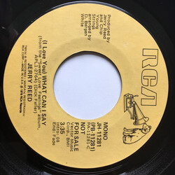 Jerry Reed (I Love You) What Can I Say USED VINYL 7INCH 45 RPM PROMO STEREO MONO