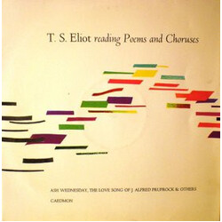 T. S. Eliot T.S. Eliot Reading Poems And Choruses Vinyl LP USED