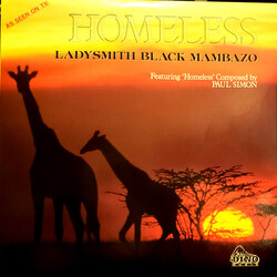 Ladysmith Black Mambazo Homeless Vinyl LP USED