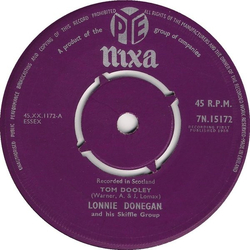 Lonnie Donegan's Skiffle Group Tom Dooley Vinyl 7" USED
