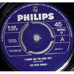 The Four Pennies I Found Out The Hard Way VINYL 7" USED