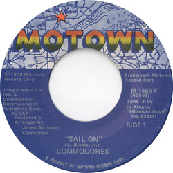 Commodores Sail On USED VINYL 7INCH 45 RPM SINGLE