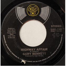 Gary Bennett (6) Highway Affair USED VINYL 7INCH 45 RPM SINGLE