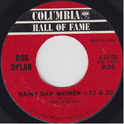 Bob Dylan Rainy Day Women #12 & 35 / Like A Rolling Stone USED VINYL 7INCH 45 RPM