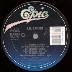 Lil' Louis French Kiss USED VINYL 12INCH 33 S RPM MISPRINT STEREO