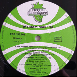 Miriam Makeba The Click Song Vinyl LP USED