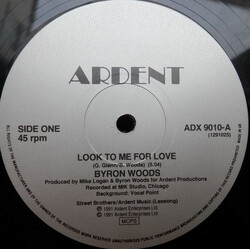 Byron Woods Look To Me For Love USED VINYL 12INCH 45 RPM