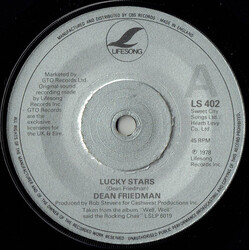 Dean Friedman Lucky Stars VINYL 7" USED