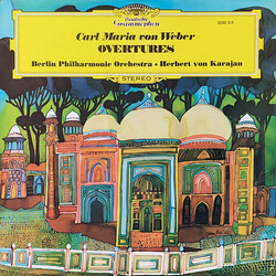Carl Maria von Weber / Berliner Philharmoniker / Herbert von Karajan Overtures Vinyl LP USED