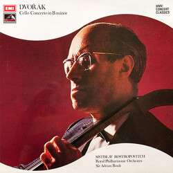 Antonín Dvořák / Mstislav Rostropovich / The Royal Philharmonic Orchestra / Sir Adrian Boult Cello Concerto In B Minor Vinyl LP USED