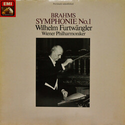 Johannes Brahms / Wilhelm Furtwängler / Wiener Philharmoniker Symphony No. 1 Vinyl LP USED