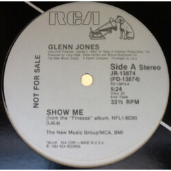 Glenn Jones Show Me USED VINYL 12INCH 33 S RPM PROMO STEREO