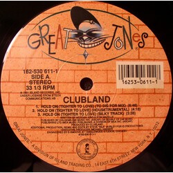 Clubland Hold On (Tighter To Love) VINYL 12" USED