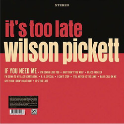 Wilson Pickett It's Too Late Vinyl LP USED