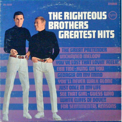 The Righteous Brothers The Righteous Brothers Greatest Hits Vinyl LP USED