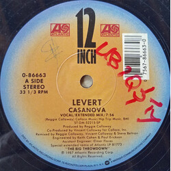 Levert Casanova / Throwdown USED VINYL 12INCH 33 S RPM SINGLE STEREO