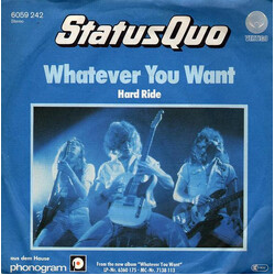 Status Quo Whatever You Want USED VINYL 7INCH 45 RPM SINGLE STEREO