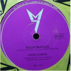 John Currie (4) Four Maries USED VINYL 7INCH 45 RPM SINGLE