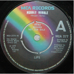 LIPS (2) Hubble Bubble / Together Again Vinyl 7" USED