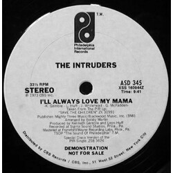 The Intruders I'll Always Love My Mama VINYL 12" USED