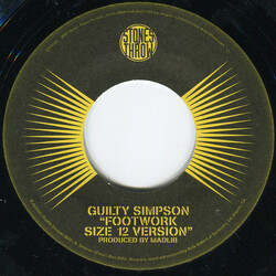 Guilty Simpson Footwork USED VINYL 7INCH 45 RPM SINGLE