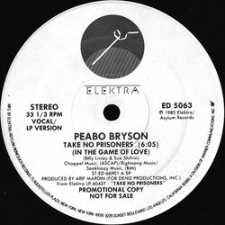 Peabo Bryson Take No Prisoners (In The Game Of Love) Vinyl 12" USED