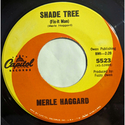 Merle Haggard Shade Tree (Fix-It Man) / This Town's Not Big Enough Vinyl 7" USED