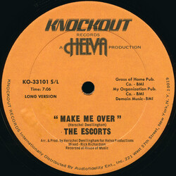 The Escorts Make Me Over USED VINYL 12INCH 33 S RPM SINGLE
