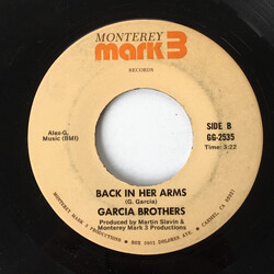 Garcia Brothers Summertime Man / Back In Her Arms USED VINYL 7INCH 45 RPM SINGLE