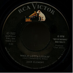 Jack Clement Whole Lotta Lookin' USED VINYL 7INCH 45 RPM SINGLE