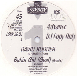 David Rudder / Charlies Roots Bahia Girl (Remix) USED VINYL 12INCH 45 RPM PROMO