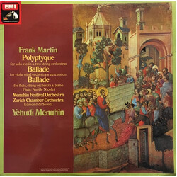 Frank Martin (3) / Yehudi Menuhin Polyptyque / Ballade For Viola, Wind Orchestra & Percussion / Ballade For Flute, String Orchestra & Piano Vinyl LP U