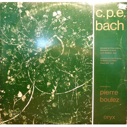 Carl Philipp Emanuel Bach / Jean-Pierre Rampal / Robert Bex / Huguette Dreyfus / Orchestre National De L'Opéra De Paris / Pierre Boulez Concerto For F