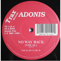 Adonis No Way Back USED VINYL 12INCH REISSUE