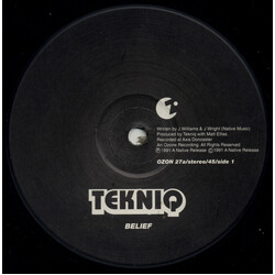 Tekniq Belief USED VINYL 12INCH 45 RPM