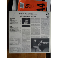 Neville Dickie Neville Dickie Meets Fats, The Lion And The Lamb Vinyl LP USED