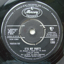 Lesley Gore It's My Party USED VINYL 7INCH 45 RPM SINGLE