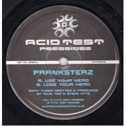 The Pranksterz Use Your Head / Lose Your Head USED VINYL 12INCH