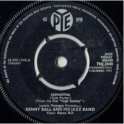 Lonnie Donegan / Kenny Ball And His Jazzmen Samantha USED VINYL 7INCH 45 RPM SINGLE