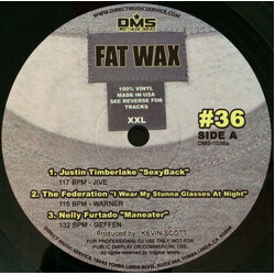 Various Fat Wax #36 USED VINYL 12INCH PROMO