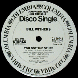 Bill Withers You Got The Stuff VINYL 12" USED