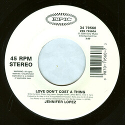 Jennifer Lopez Love Don't Cost A Thing USED VINYL 7INCH 45 RPM SINGLE