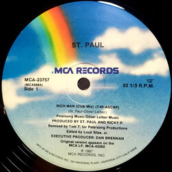 St. Paul Rich Man USED VINYL 12INCH SINGLE