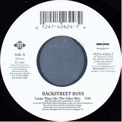 Backstreet Boys Larger Than Life USED VINYL 7INCH 45 RPM STEREO