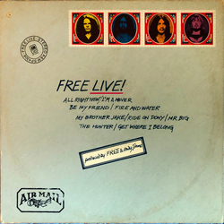 Free Free Live Vinyl LP USED