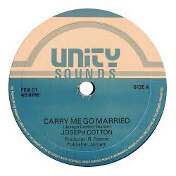 Joseph Cotton Carry Me Go Married / Divorce USED VINYL 12INCH