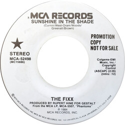 The Fixx Sunshine In The Shade USED VINYL 7INCH 45 RPM PROMO